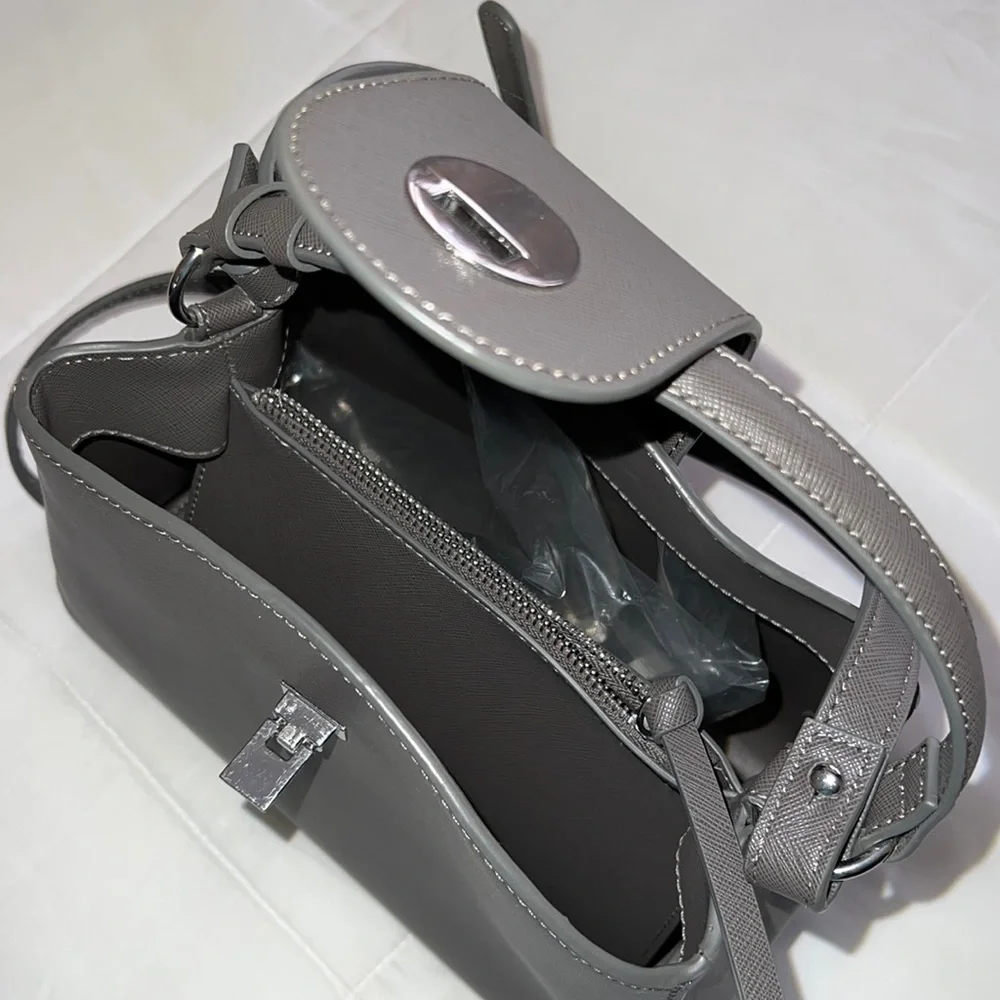 Gray handbag - Picture 4 of 5